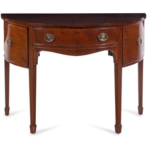 Appraisal: A George III Style Mahogany Serving Table First Half th