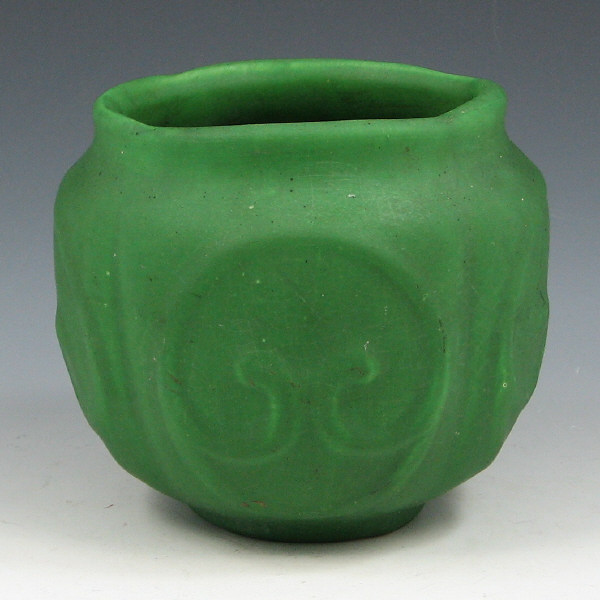 Appraisal: Owens Matte Green Arts Crafts Vase - Mint Owens Matte