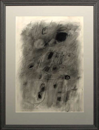 Appraisal: Ida Kohlmeyer American Louisiana - Drawing charcoal and crayon drawing