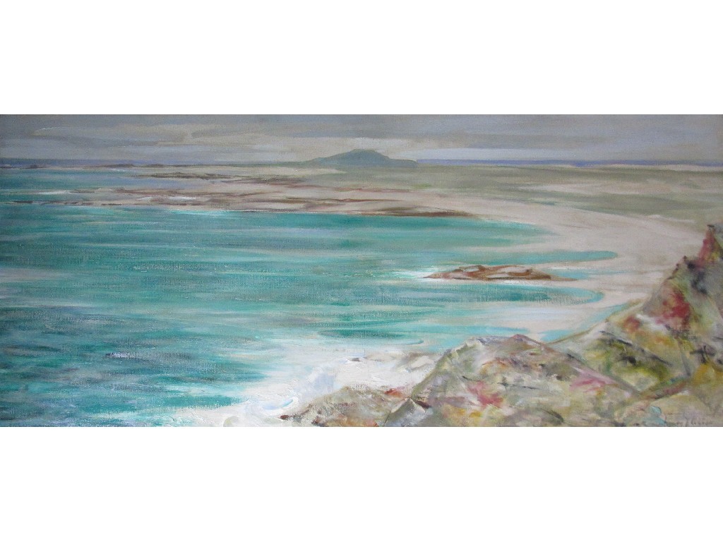 Appraisal: HENRY YOUNG ALISON - WEST COAST BEACH SCENE Oil on