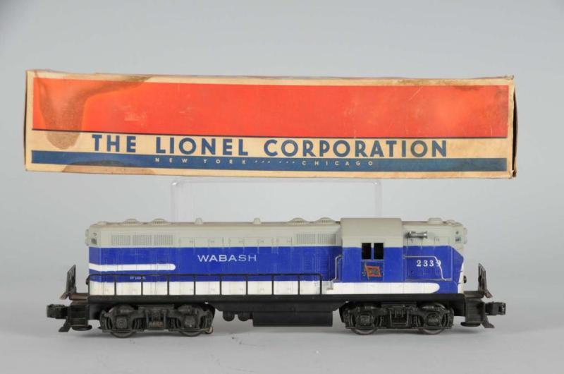 Appraisal: Lionel No O-Gauge Wabash Engine Description Engine includes original box