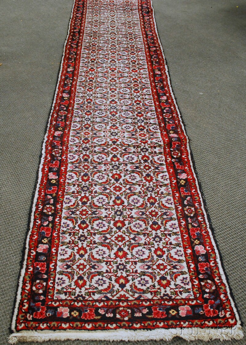 Appraisal: Hamadan Runner Northwest Persia th century ft in x ft