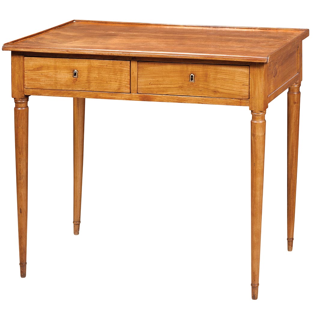 Appraisal: Louis XVI Fruitwood Side Table Height inches cm width inches