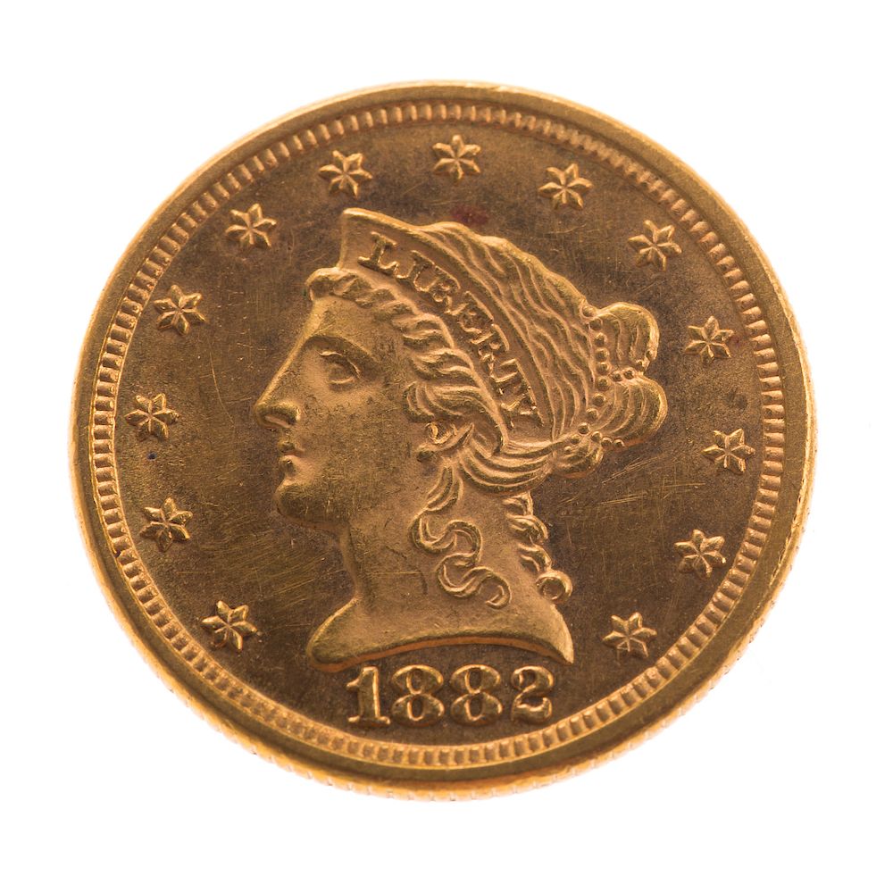 Appraisal: Liberty Gold Quarter Eagle MS PL With a mintage of