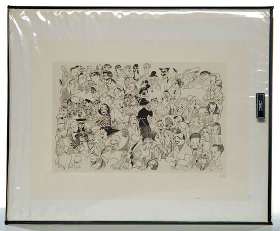 Appraisal: GOOD HIRSCHFELD LITHOGRAPH Limited edition lithograph by Albert Hirshfeld American