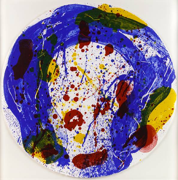 Appraisal: Sam Francis American - Untitled L Supp SF Lithograph in