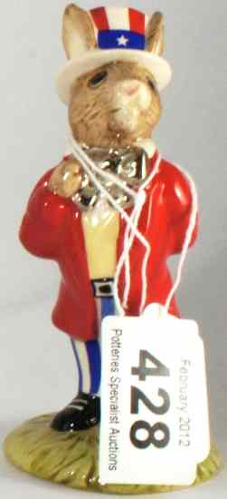 Appraisal: Royal Doulton Bunnykins Figure Uncle Sam DB a Commemorative issued