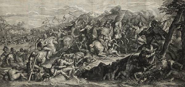 Appraisal: Girard Audran after Charles le Brun from Triumphs of Alexander