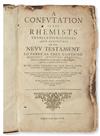 Appraisal: BIBLE IN ENGLISH Cartwright Thomas A Confutation of the Rhemists