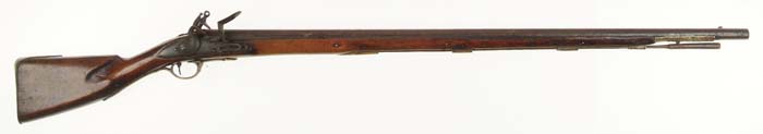 Appraisal: CLUB BUTT FLINTLOCK MUSKET Cal NSN - rnd bbl The