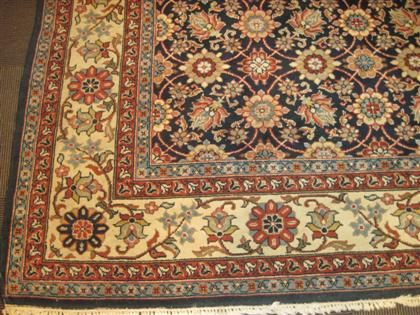 Appraisal: Romanian Kashan carpet ft in x ft in