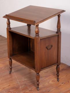 Appraisal: Brandt Furniture Co Fruitwood Bookstand Brandt Furniture Company fruitwood bookstand