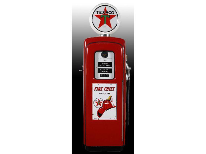 Appraisal: Circa s Style Fully Restored Texaco Gas Pump Description ''