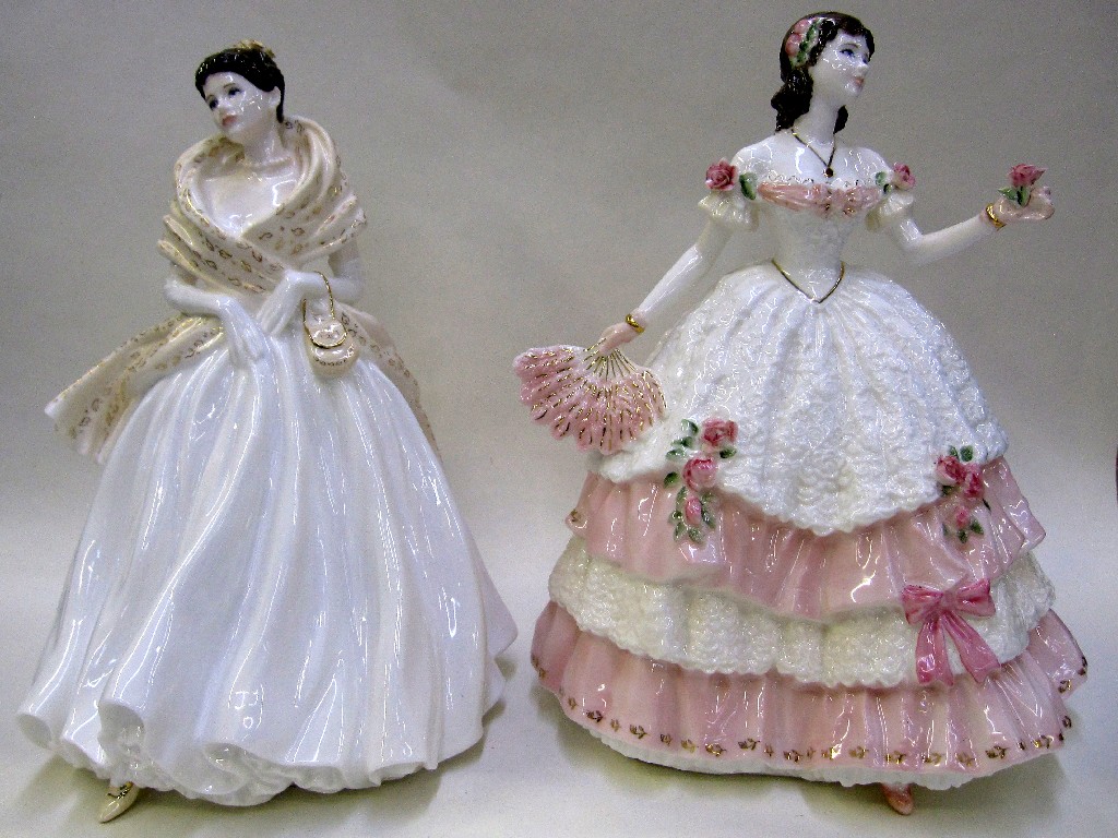 Appraisal: Two Coalport figures Millennium Celebration and Olivia