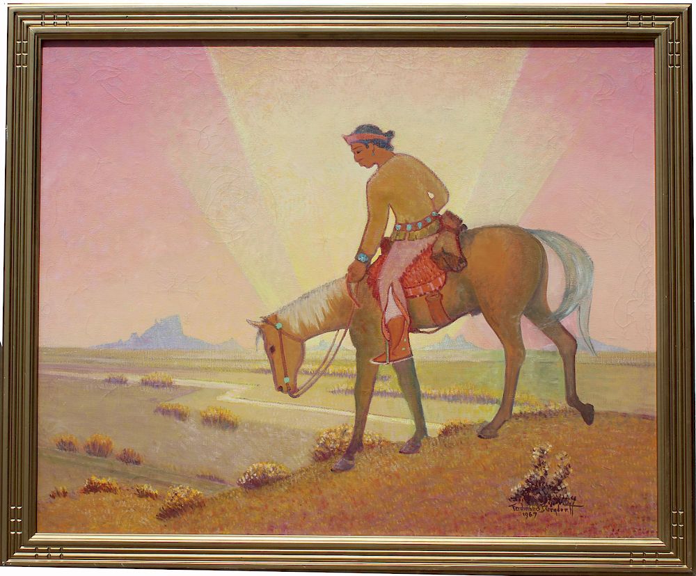 Appraisal: Ferdinand Burgdorff - Ferdinand Burgdorff California Ohio - Monumental Exhibited