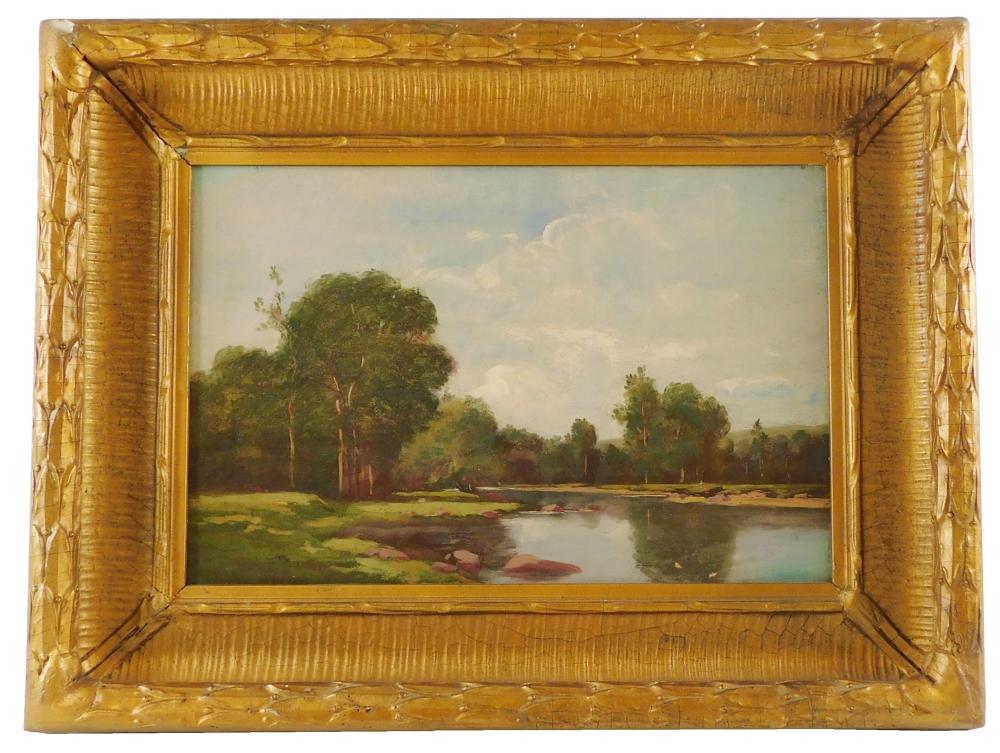 Appraisal: Peter Edward Rudell American late th C summer landscape oil