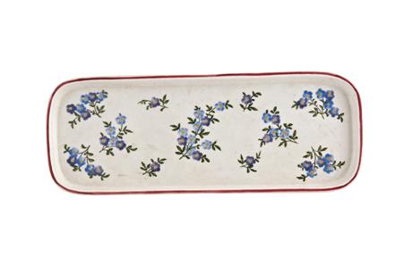 Appraisal: WEMYSS WAVERLEY TRAY LATE TH CENTURY decorated with forget-me-nots impressed