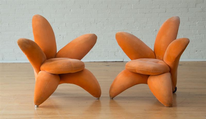 Appraisal: MASANORI UMEDA EDRA PAIR OF GETSUEN CHAIRS x x in