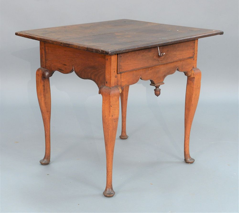 Appraisal: Queen Anne Style Center Table having rectangular top over one