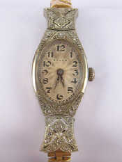 Appraisal: Rolex A vintage carat white gold and diamond lady's Rolex