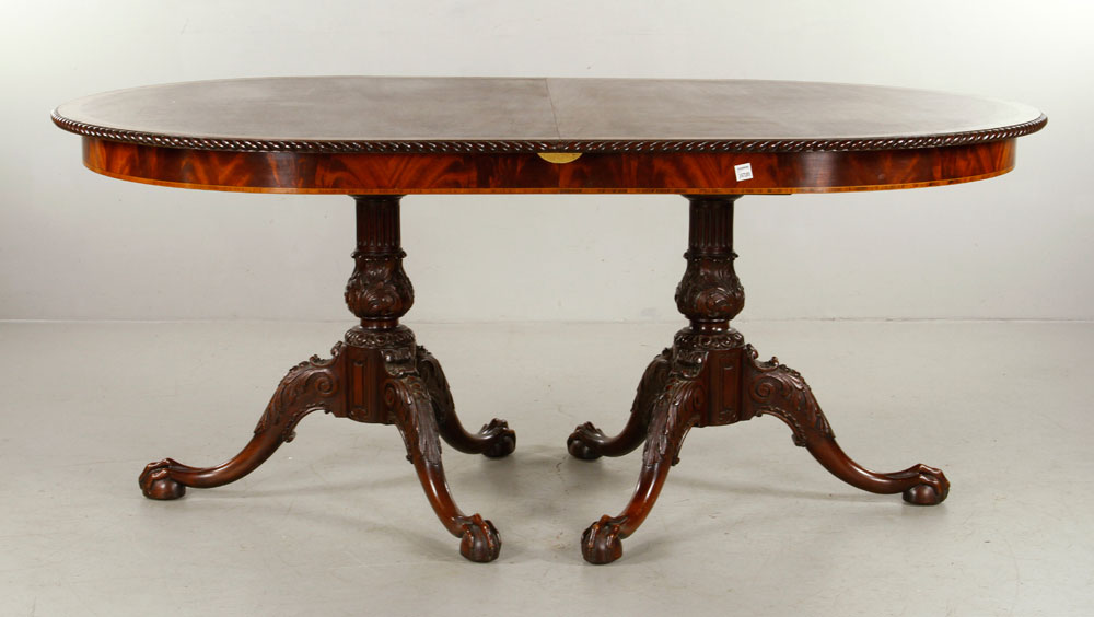 Appraisal: - Early th C Mahogany Dining Table Early th century