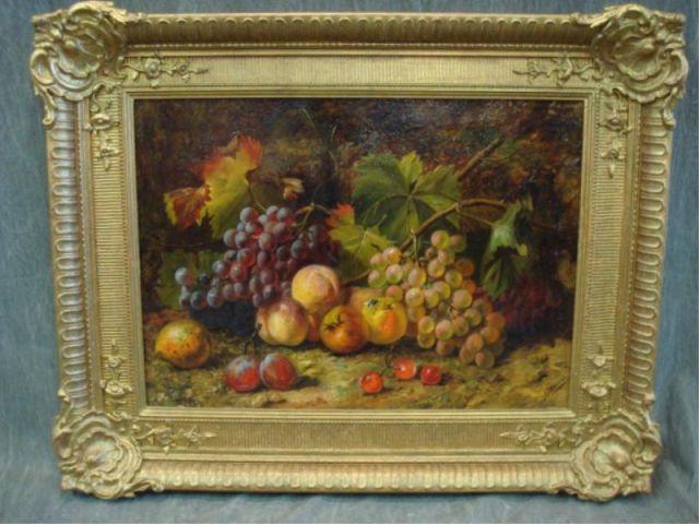 Appraisal: BANIER G J Oil on Board Still Life Signed lower