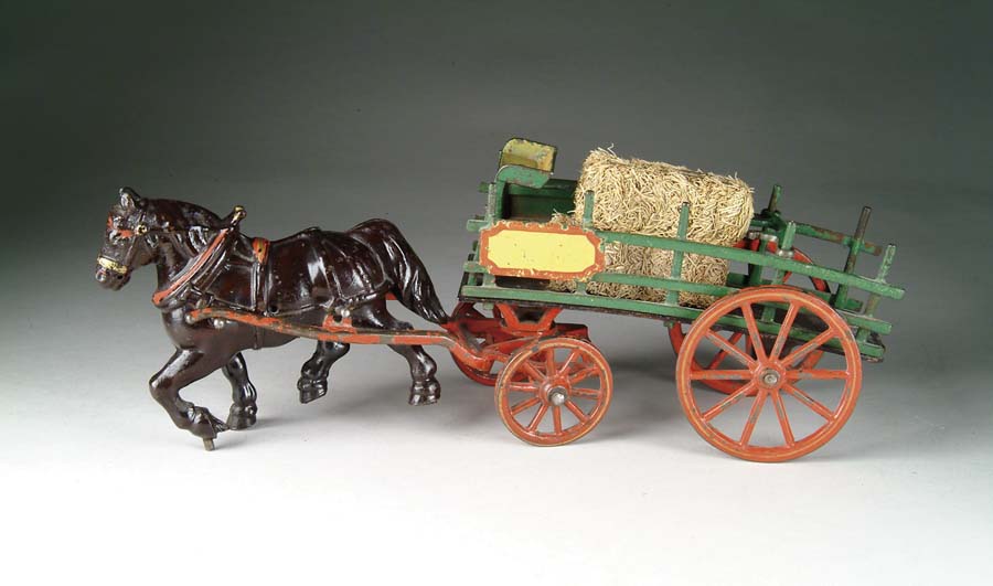 Appraisal: WELKER CROSBY ONE-HORSE TRUCK A fine early horse-drawn dray complete