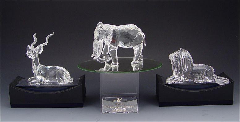 Appraisal: PC SWAROVSKI CRYSTAL ''INSPIRATION AFRICA'' ANNUAL EDITION SERIES Elephant Martin