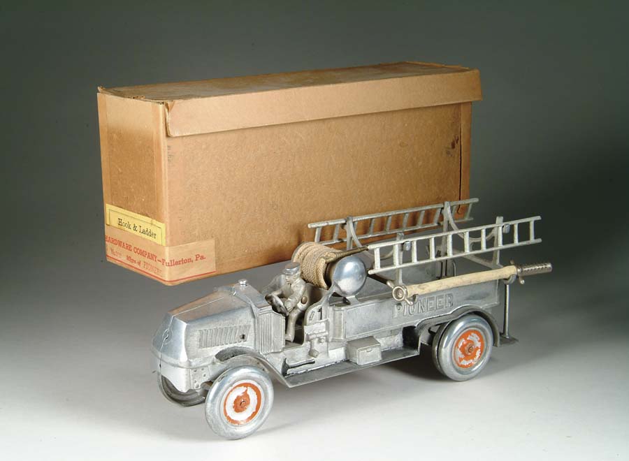 Appraisal: PIONEER MACK FIRE ENGINE W BOX BY DENT HARDWARE CO