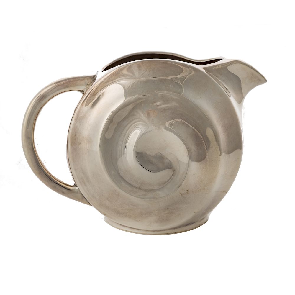 Appraisal: Snail-form sterling pitcher stamped Tiffany Co in H ozt