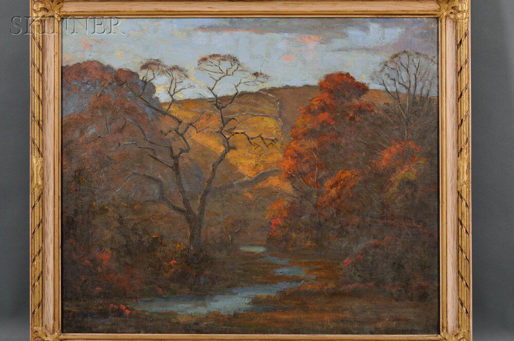 Appraisal: George Victor Grinnell American - Autumn Glory s Signed G