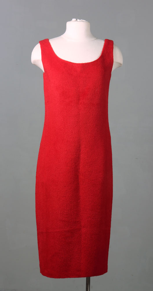 Appraisal: - Burberry London Wool Dress Burberry London red sleeveless dress