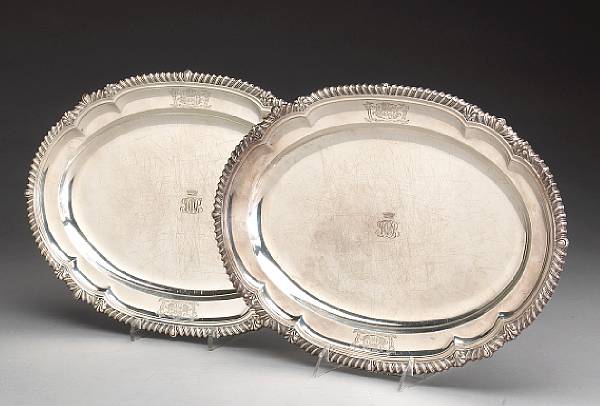 Appraisal: SilverFrom the Estate of Phyllis Butterfield Of shaped oval form