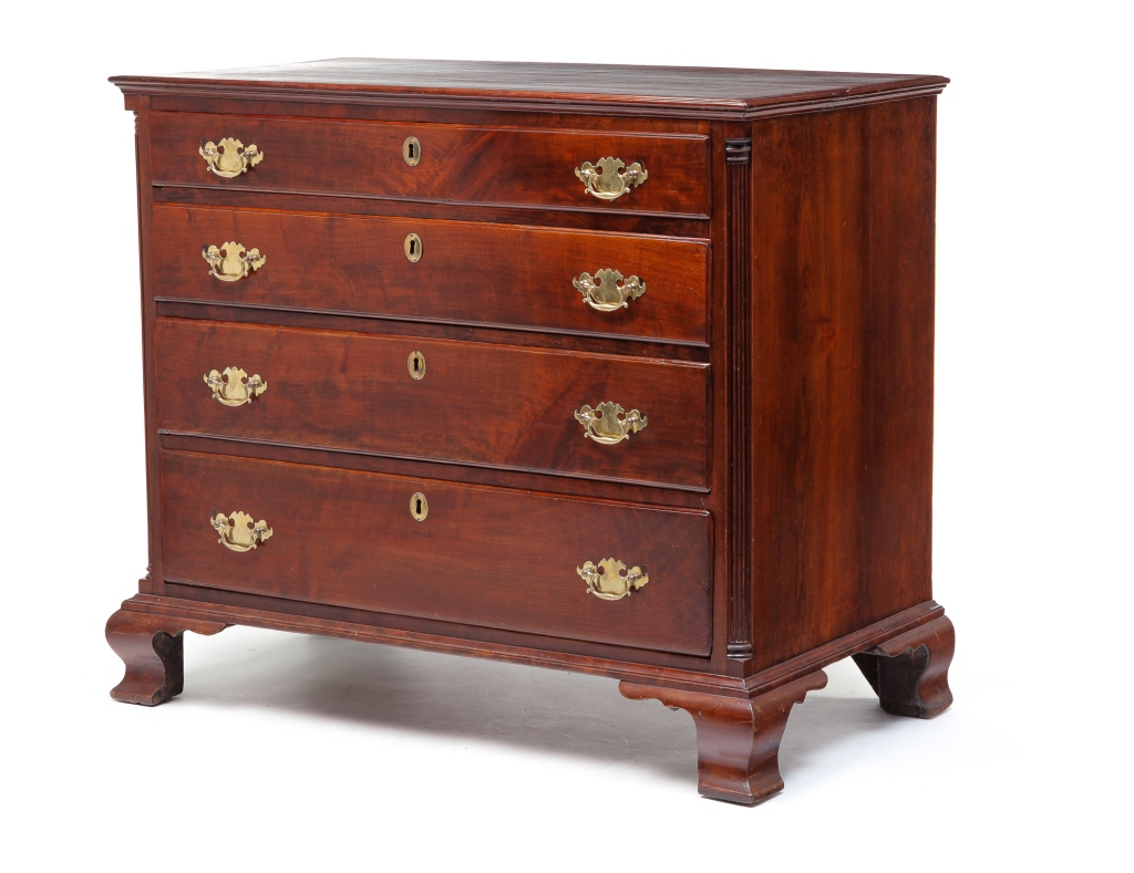 Appraisal: Attributed to Massachusetts th quarter th century mahogany with pine