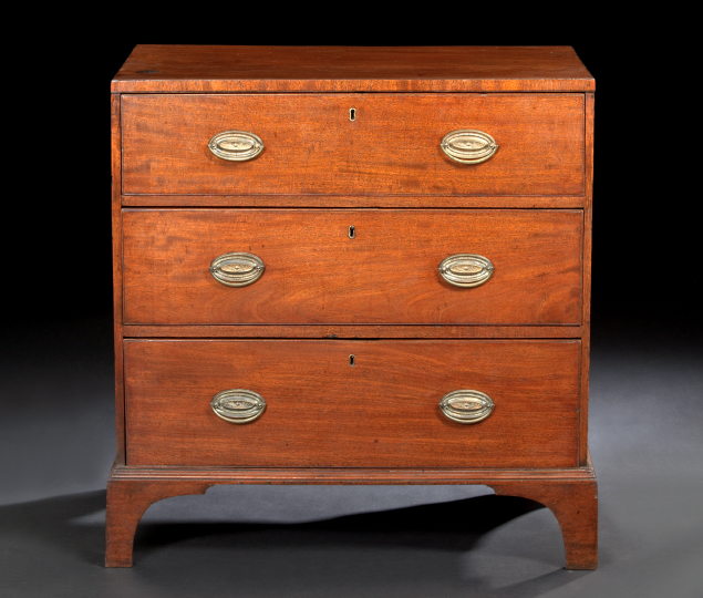 Appraisal: George III Mahogany Chest first quarter th century and later