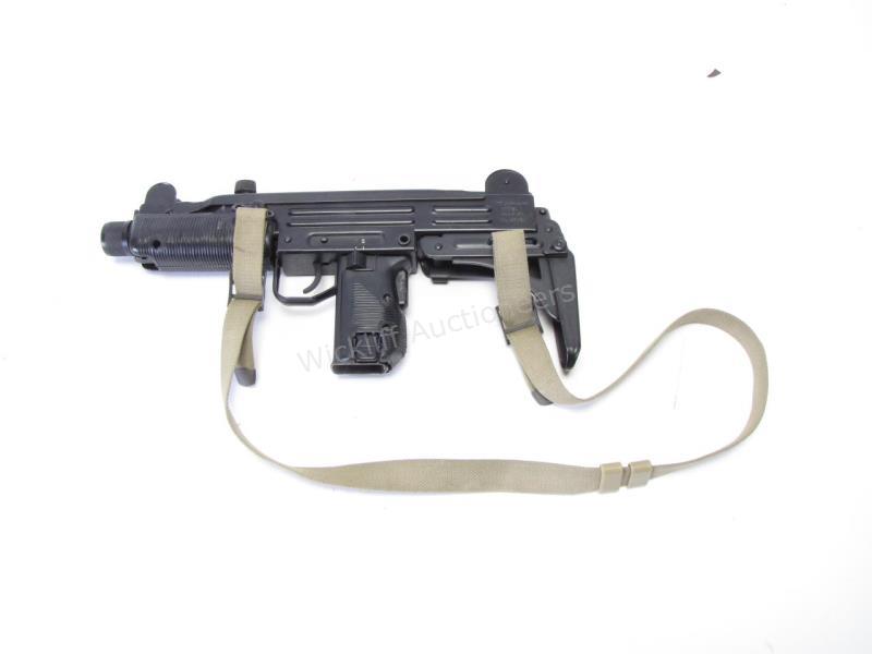 Appraisal: Uzi Model B Semi Auto Rifle-Blued Gun MISSING BARREL Chambered