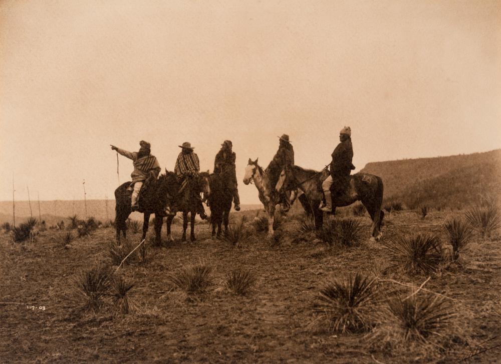 Appraisal: Edward S Curtis - The Lost Trail - Apache platinum