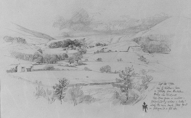 Appraisal: Alison Taylor British - Seven sketches of the British countryside