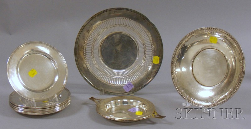 Appraisal: Set of Ten International Sterling Silver Side Plates and Two