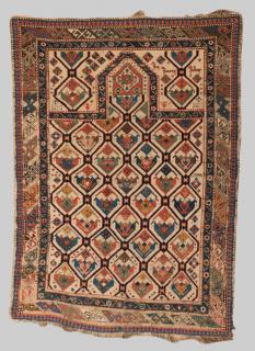 Appraisal: SHIRVAN PRAYER RUG SHIRVAN PRAYER RUG Caucasus first half th