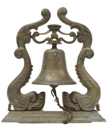 Appraisal: Nautical brass ship's wardroom bell inscribed S S Oronsay dated