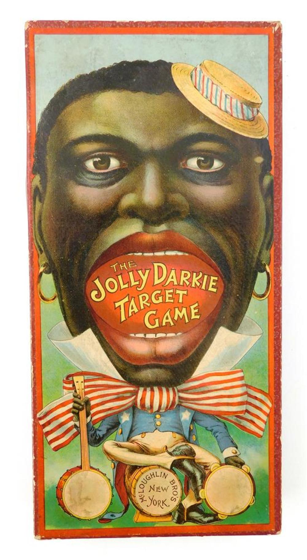 Appraisal: BLACK AMERICANA Target game The Jolly Darkie Target Game c