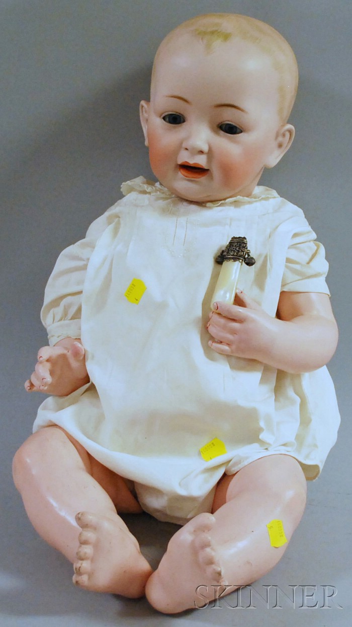 Appraisal: Large J D Kestner Jr Co Baby Doll with Rattle