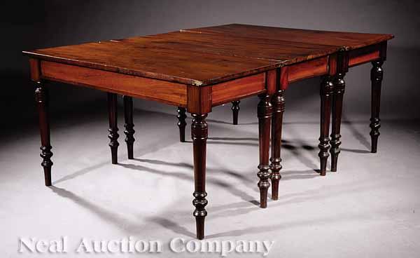 Appraisal: A Rare Suite of Nine English Mahogany Tables c each