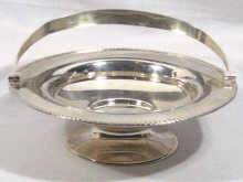 Appraisal: A Mappin and Webb swing handle silver basket hallmarked London