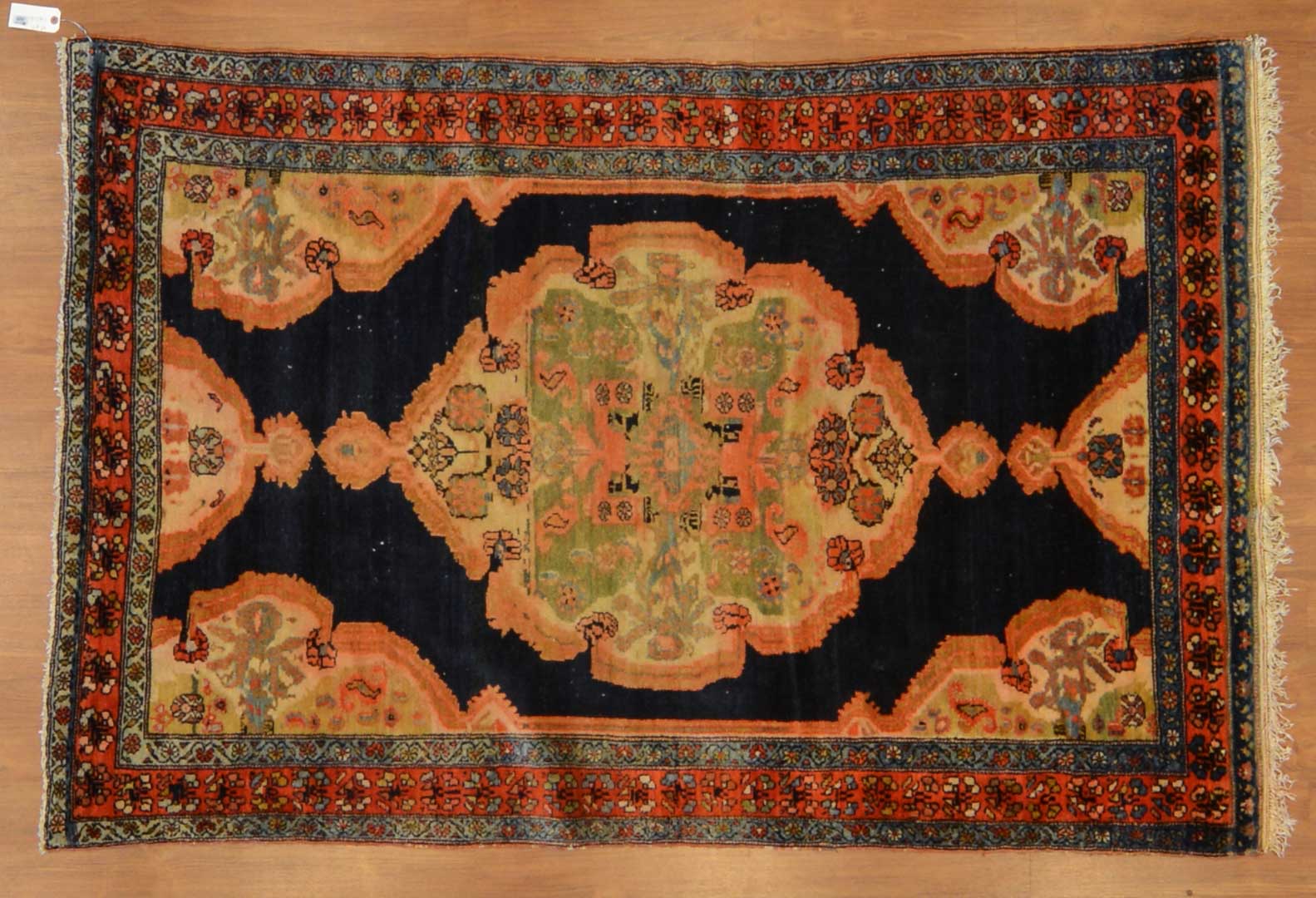 Appraisal: Antique Malayer rug approx x Persia circa Condition A few