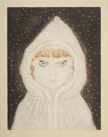 Appraisal: TSUGUHARU FOUJITA Petite Fille au Capuchon sous la Neige Color