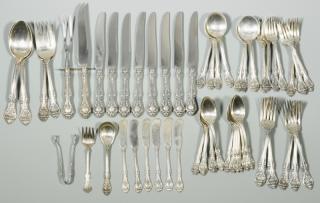 Appraisal: Gorham King Edward Sterling Flatware pcs pieces Gorham sterling silver