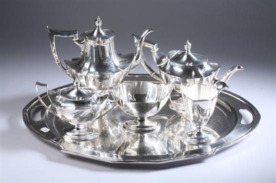 Appraisal: FIVE-PIECE GORHAM STERLING SILVER TEA AND COFFEE SERVICE Plymouth pattern