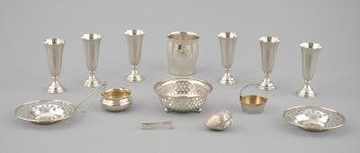 Appraisal: A Collection of Sterling Silver Mini Articles Including Gorham and